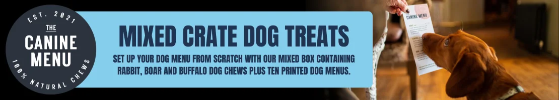 The Canine Menu Banner